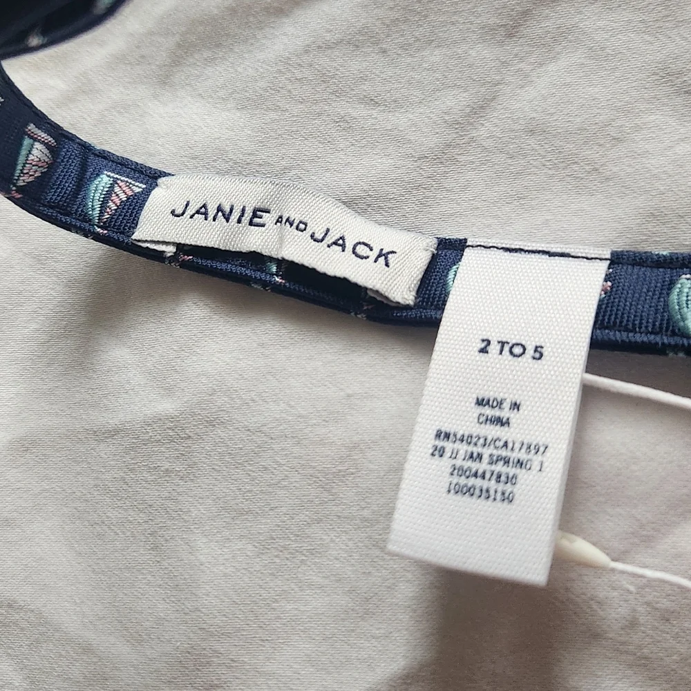 Janie and Jack Sailboat Bowtie